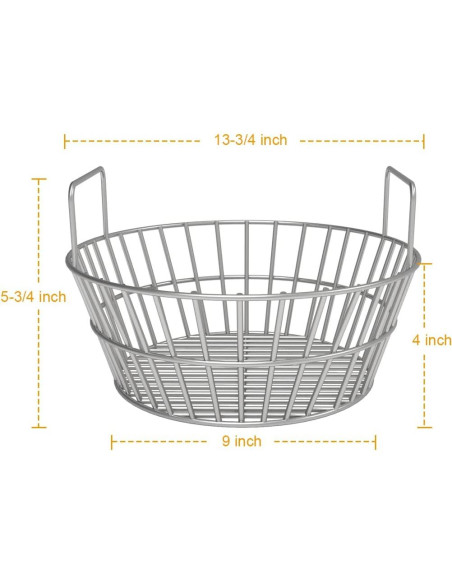 Cesta de cenizas de carbón inoxidable AJinTeby para parrillas