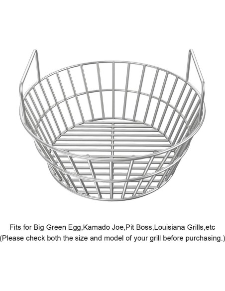 Cesta de cenizas de carbón inoxidable AJinTeby para parrillas
