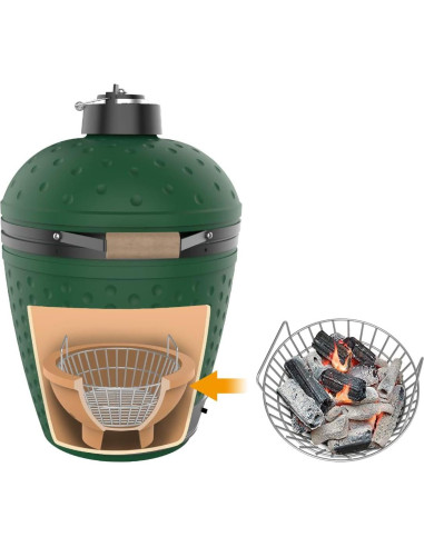 Cesta de cenizas de carbón inoxidable AJinTeby para parrillas