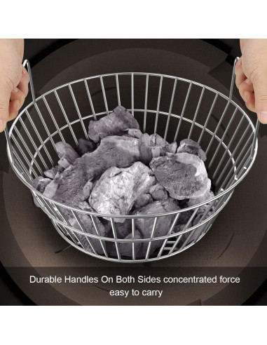 Cesta de cenizas de carbón inoxidable AJinTeby para parrillas