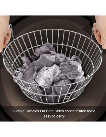 Cesta de cenizas de carbón inoxidable AJinTeby para parrillas