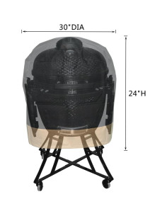Cubierta para Parrilla Kamado Onlyfire 76cm x 61cm Verde 2