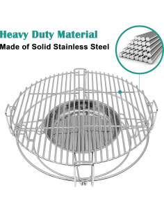 Sistema de Cocción Redondo Acero Inoxidable EasiBBQ 45.72 cm 2