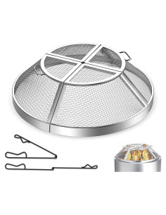 Pantalla de Chispas TUSGENK 15 Pulgadas Acero Inoxidable