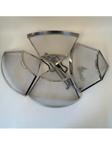 Pantalla de Chispas TUSGENK 15 Pulgadas Acero Inoxidable