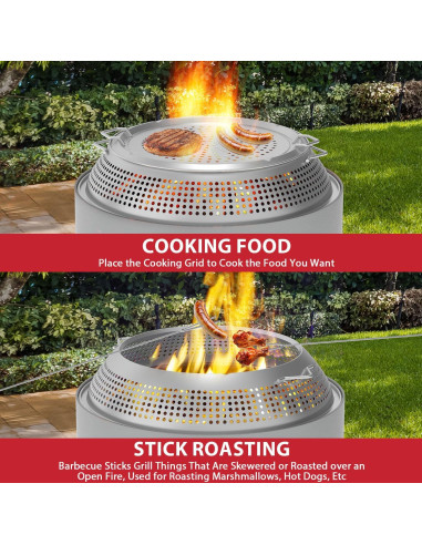 Escudo de Chispa GLOWYE para Fogata Solo Stove Bonfire 49.5 cm