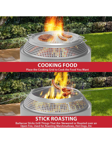 Escudo de Chispa GLOWYE para Fogata Solo Stove Bonfire 49.5 cm