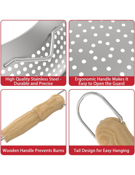 Escudo de Chispa GLOWYE para Fogata Solo Stove Bonfire 49.5 cm