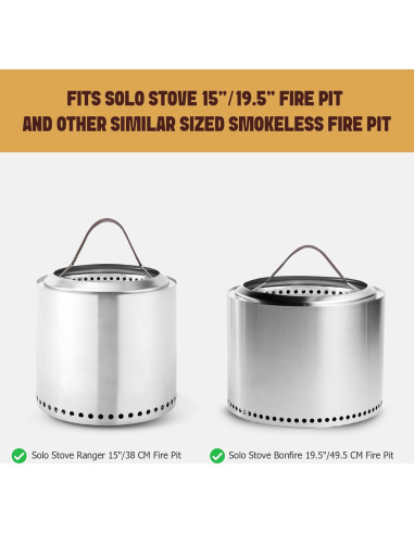 Mango de Transporte Onlyfire para Fogatas de 49.5 cm y 38.1 cm