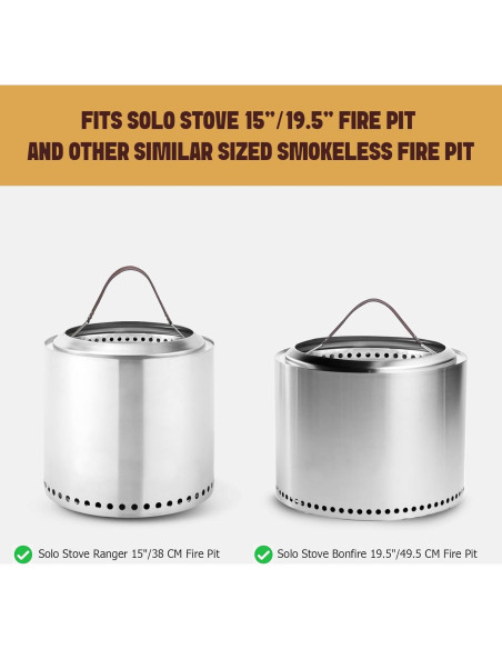 Mango de Transporte Onlyfire para Fogatas de 49.5 cm y 38.1 cm