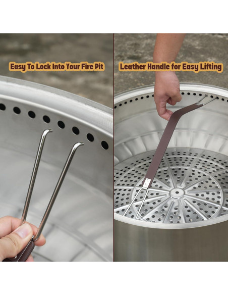 Mango de Transporte Onlyfire para Fogatas de 49.5 cm y 38.1 cm