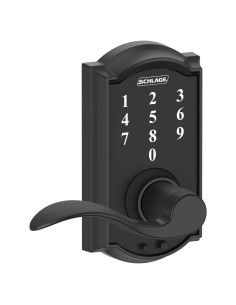 Cerradura Táctil Schlage FE695 CAM 622 ACC Negro Mate