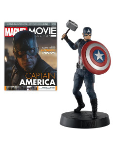 Figura Capitán América Eaglemoss 13.4 cm Vengadores Endgame