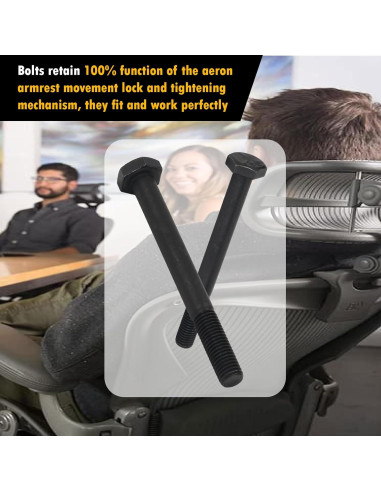 Pernos de Reemplazo Herman Miller Aeron - Paquete de 2