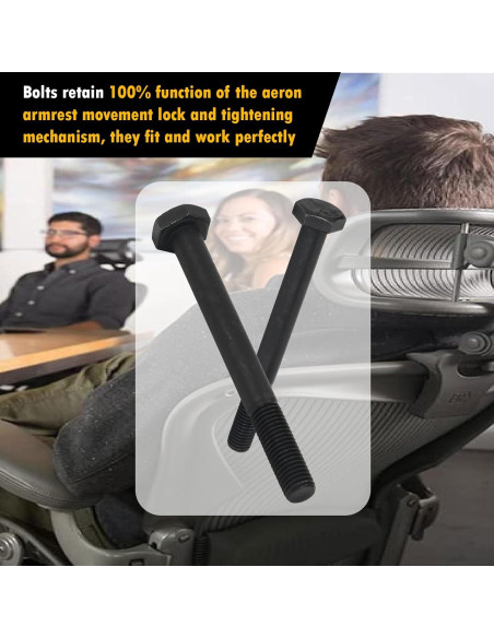 Pernos de Reemplazo Herman Miller Aeron - Paquete de 2