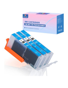 Cartuchos de tinta cian NEXTPAGE CLI-281XXL 3 Pack