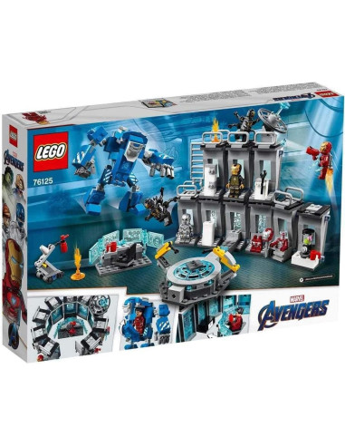 LEGO Marvel Avengers Sala de Armadura Iron Man 76125 - 524 Piezas