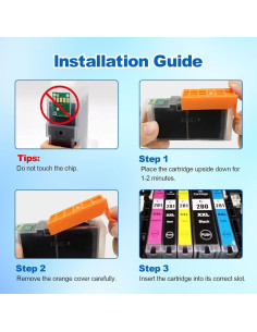 Cartuchos de Tinta Cian CLI-281 XXL Finders & CO - 2 Unidades 2