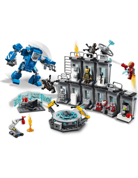 LEGO Marvel Avengers Sala de Armadura Iron Man 76125 - 524 Piezas LEGO Marvel Avengers Sala de Armadura Iron Man 76125 - 524 Piezas