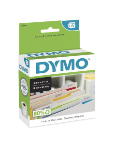 Etiquetas de Código de Barras DYMO 450 Blancas 1 Rollo 1.9x6.4cm