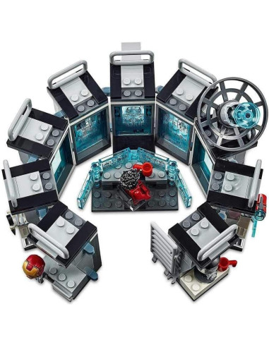 LEGO Marvel Avengers Sala de Armadura Iron Man 76125 - 524 Piezas