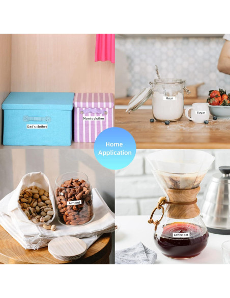 10 Recargas Cinta Etiquetadora Dymo LetraTag 12mm x 4m