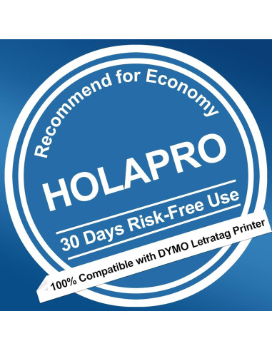 10 Recargas Cinta Etiquetadora Dymo LetraTag 12mm x 4m