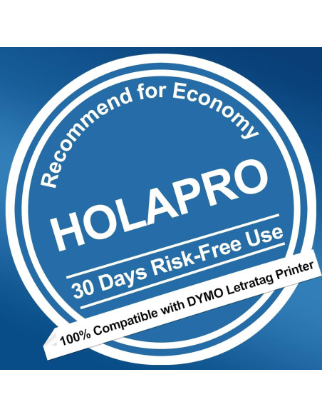 10 Recargas Cinta Etiquetadora Dymo LetraTag 12mm x 4m