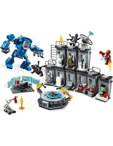 LEGO Marvel Avengers Sala de Armadura Iron Man 76125 - 524 Piezas