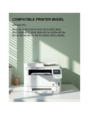 Cartuchos de Tinta 962XL Jpwnpn - 4 Pack Negro, Cian, Amarillo, Magenta