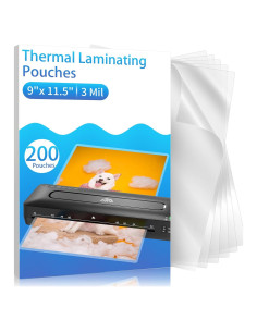 Fundas de Laminado Térmico MultiLabel 22.86x29.21cm 200 Paquetes