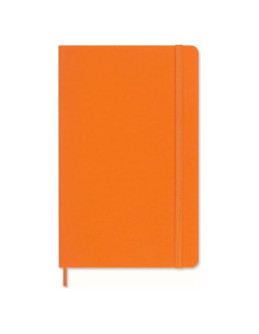 Cuaderno Moleskine Vegea Grande Rayado Naranja 12.7x20.3cm