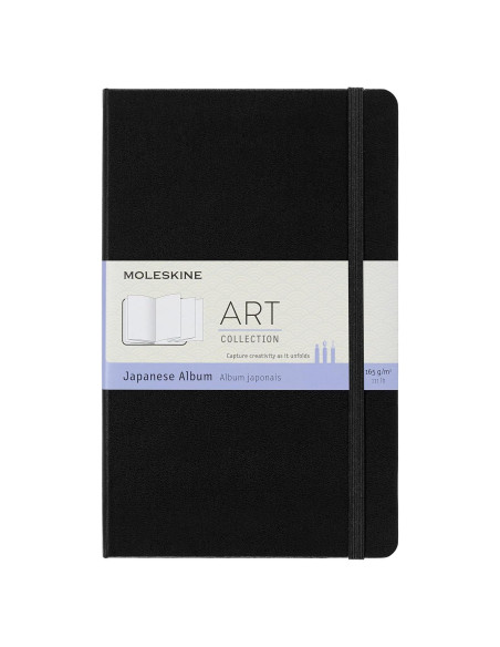 Álbum Japonés Moleskine Art Tapa Dura Negro 48 Páginas