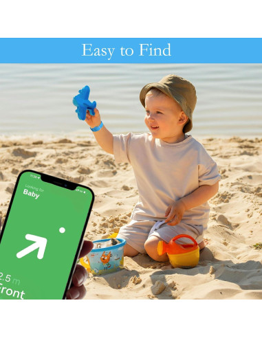 Pulsera de Silicona Life360 para Tile Mate 2024 - 2 Piezas Rosa y Azul