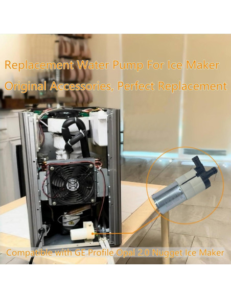 Bomba de Agua HUILING DC 12V 0.8LPM para Fabricador de Hielo