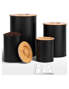 Conjunto de 4 Tarros de Almacenamiento Hermético Candco