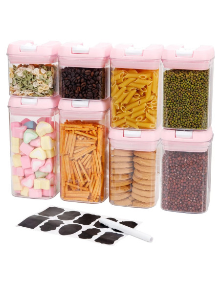 Contenedores de Almacenamiento U-QE - 8 Piezas Herméticos 6.37L Contenedores de Almacenamiento U-QE - 8 Piezas Herméticos 6.37L