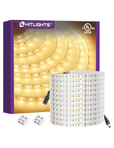 Tira LED 24V HitLights 8m Luz Cálida 3000K 1325 Lúmenes/m