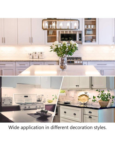 Iluminación LED bajo gabinete 33 cm 12V 10W regulable blanca cálida