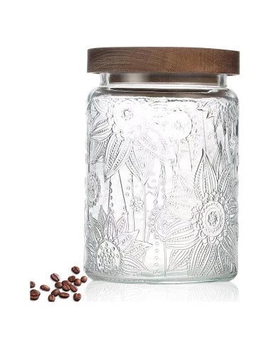 Tarro de Almacenamiento de Vidrio 0.71L Yiluokuang Vintage