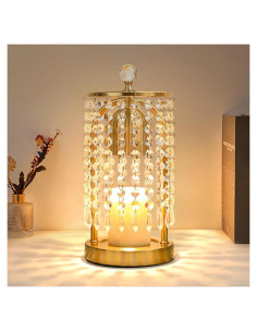 Lámpara Calentadora de Velas Eléctrica KunruiTAI Dorada con Temporizador