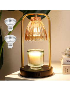 Lámpara Calentadora de Velas HANGZHOU 50W USB C y A Regulable 2