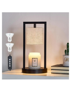 Lámpara Calentadora de Velas GyroVu Negra 35W con Temporizador
