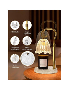 Lámpara Calentadora de Velas NeatGlow con Temporizador y Regulador 2