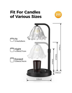 Lámpara Calentadora de Velas Comiling MG-CWL con Temporizador 2