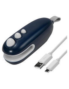 Mini Sello de Calor y Cortador Lipaux, Recargable USB-C, Azul