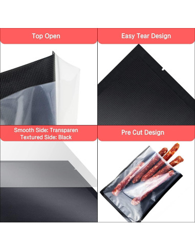 Bolsas de Sellado al Vacío CANLENPK 7x10cm 100 Unidades