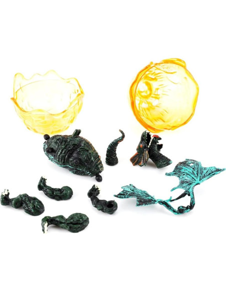 Paquete de 12 Figuras de Acción 3D Dragones Liberty Imports Paquete de 12 Figuras de Acción 3D Dragones Liberty Imports