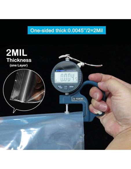 Bolsas de Plástico Reclosables 3x4" Pikdmin - Paquete de 100