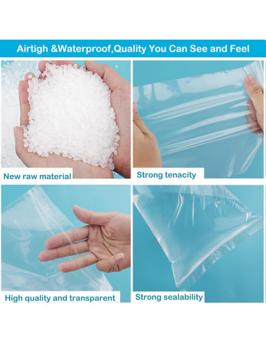 Bolsas de Plástico Reclosables 3x4" Pikdmin - Paquete de 100